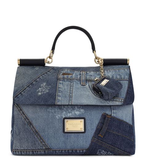 dolce gabbana tote handbags|dolce & gabbana denim bag.